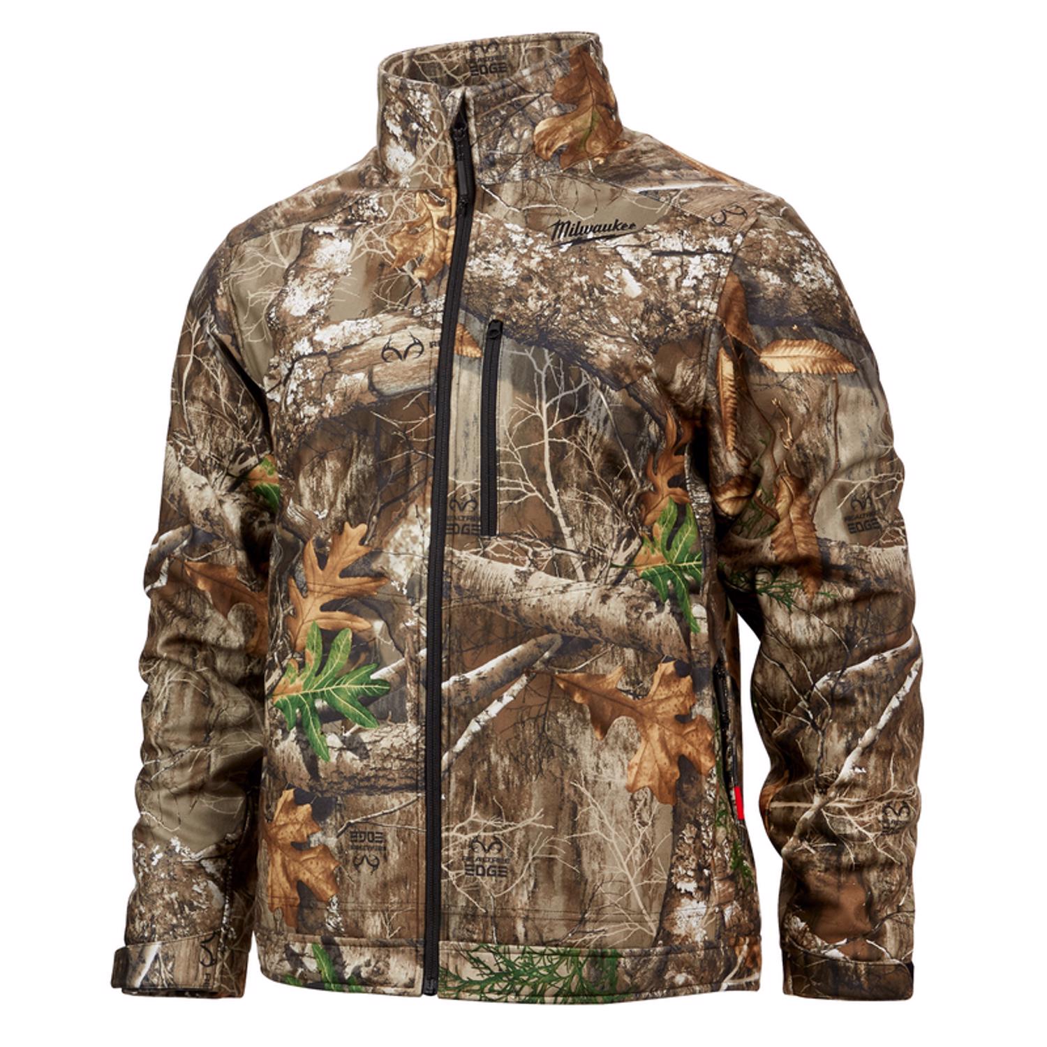 Milwaukee M12 Quietshell XXL Long Sleeve Men\u0027s Full-Zip Heated Jacket Kit Camouflage - Intensery