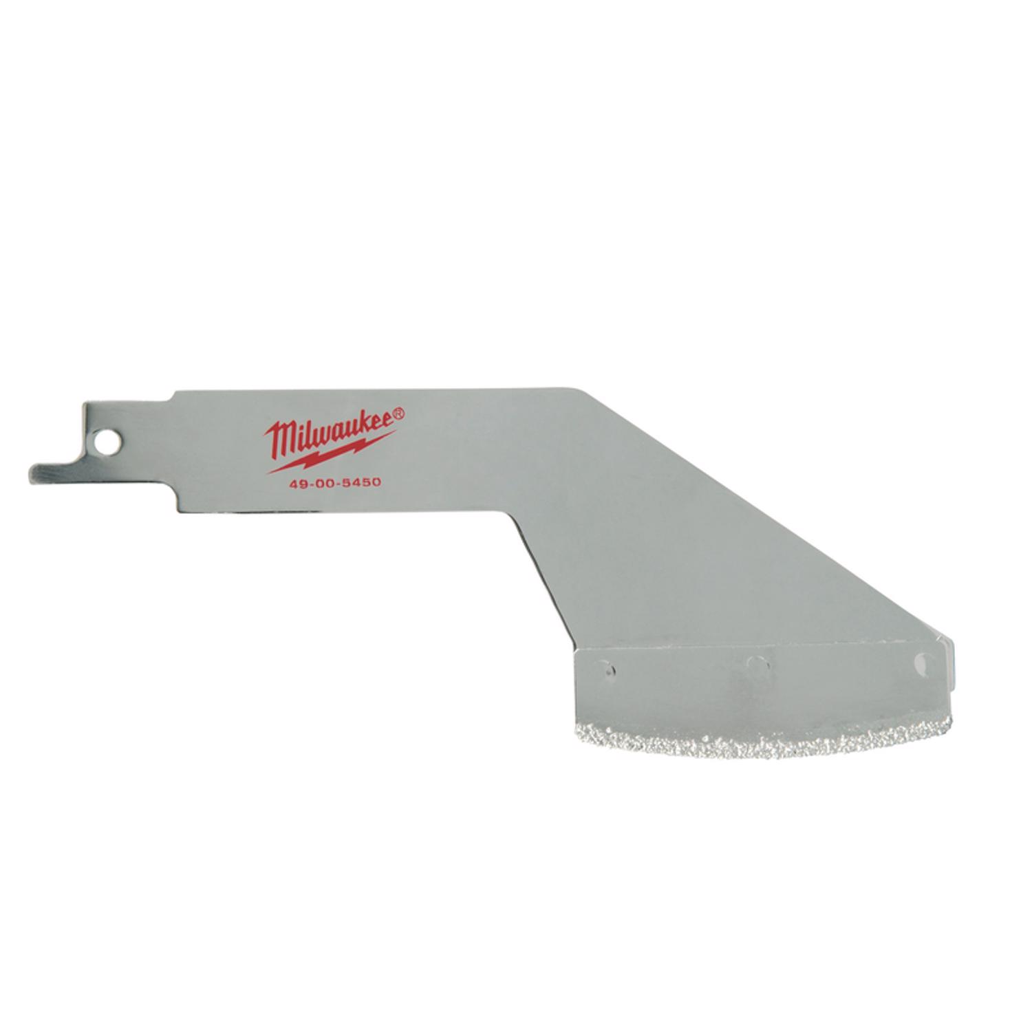Milwaukee HACKZALL/SAWZALL 5 in. Carbide Grit Grout Removal Tool 1 pk - Intensery