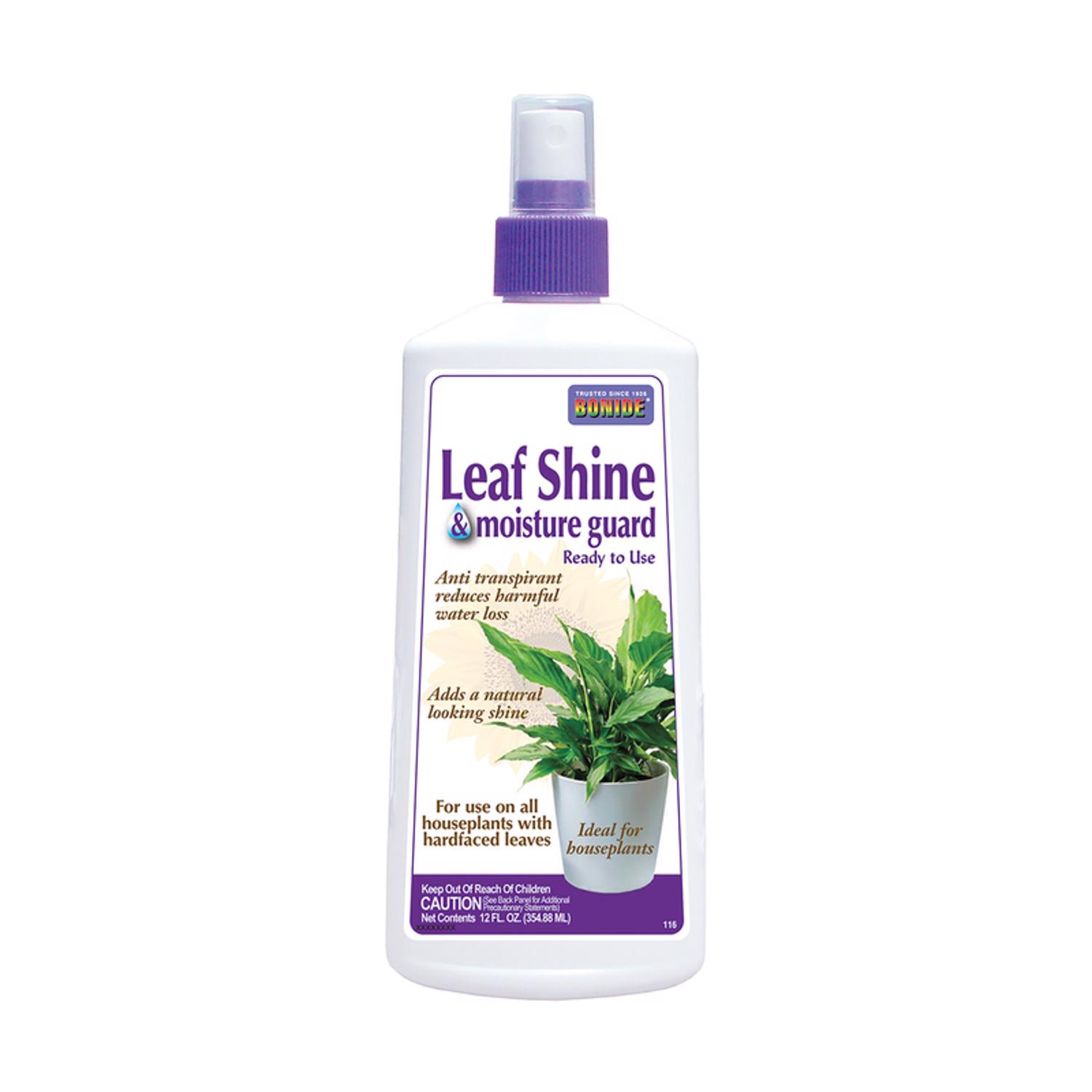 Bonide Leaf Shine \u0026 Moisture Guard Liquid Plant Shine 12 oz - Intensery