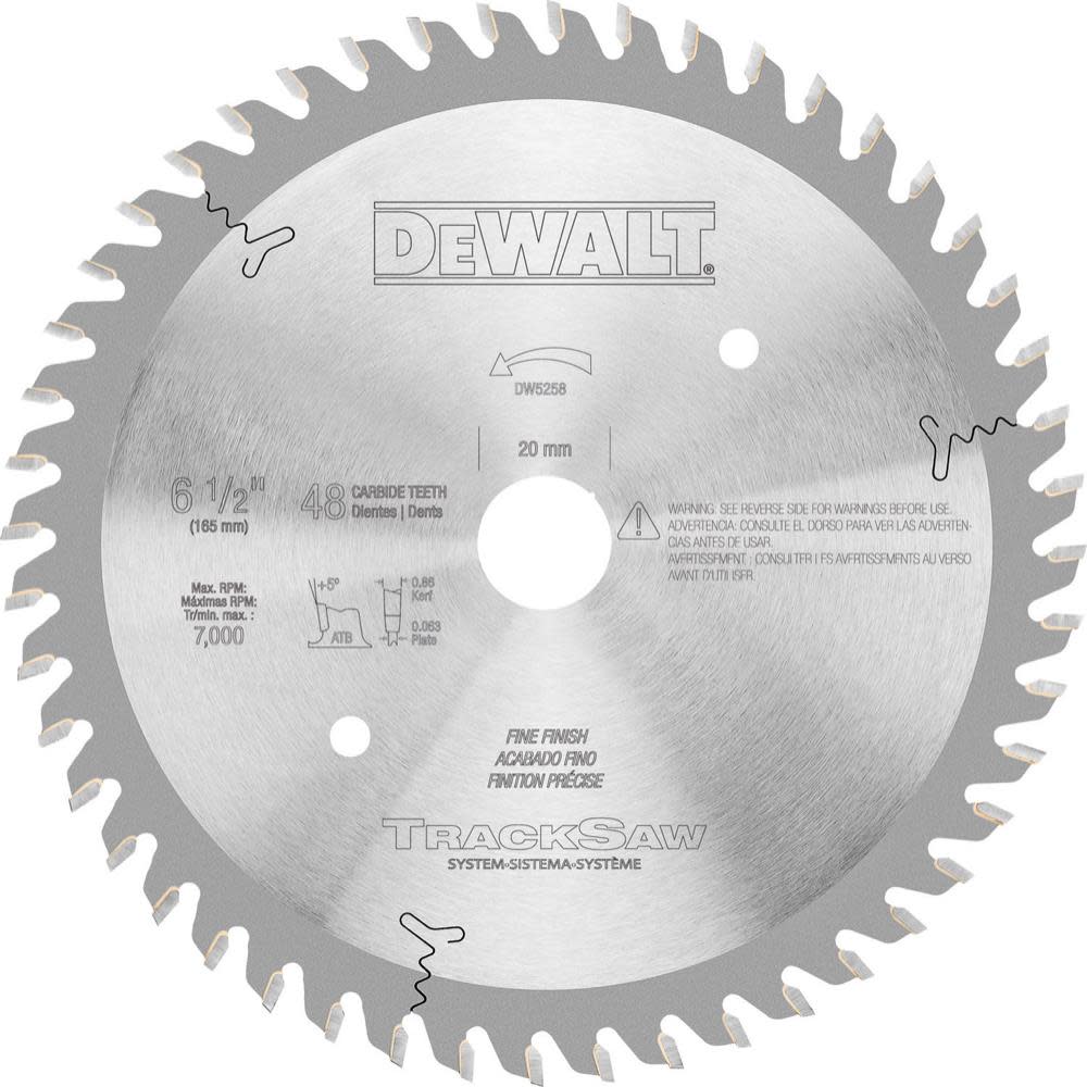 Precision-Ground Woodworking Blade for TrackSaw System48T - Intensery