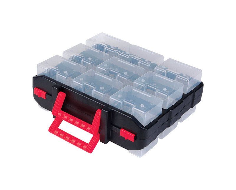 Ace 4 in. W X 4 in. H Storage Organizer Plastic 18 compartments Black - Intensery