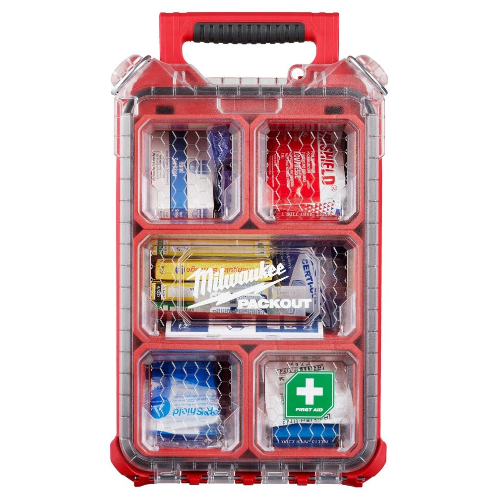 Milwaukee PACKOUT First Aid Kit 79pc Class A Type III 48-73-8435C from Milwaukee - Intensery