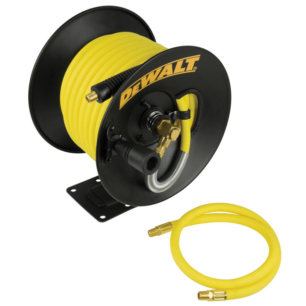 DEWALT 3/8 In. x 50 Ft. Manual Rubber Hose Reel DXCM024-0348 from DEWALT - Intensery