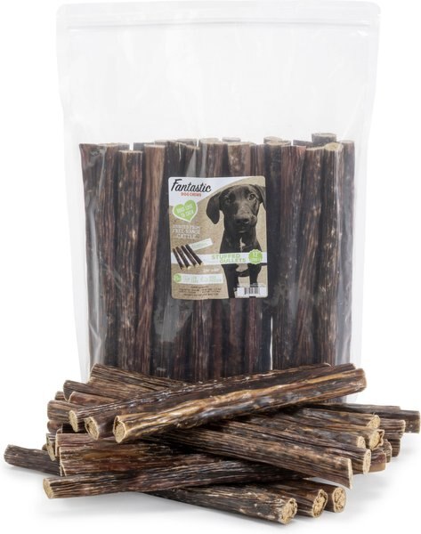 Fantastic Dog Chews Stuffed Gullets Dog Treats， 25 count - Intensery