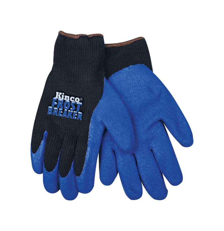 Kinco Men\u0027s Indoor/Outdoor Cold Weather Work Gloves Blue L 1 pair - Intensery