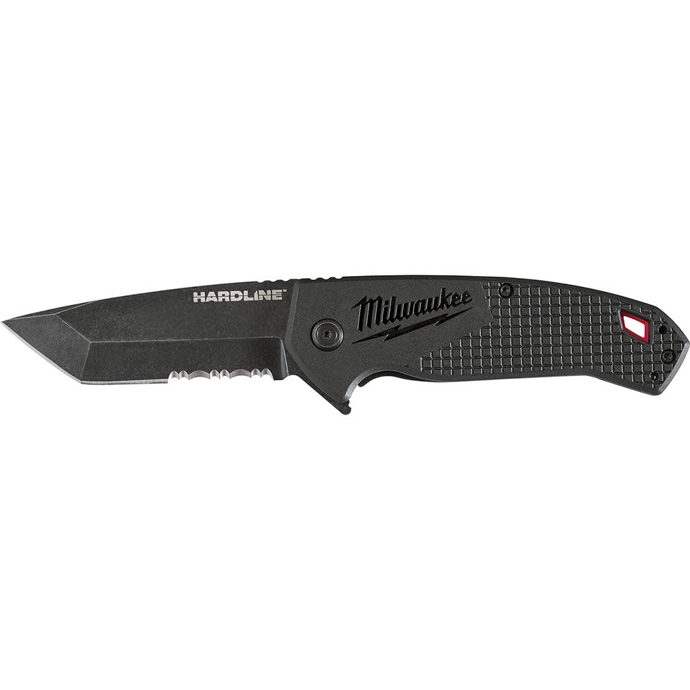 Milwaukee 3 in. HARDLINE Serrated Tanto Blade Pocket Knife 48-22-1998 from Milwaukee - Intensery