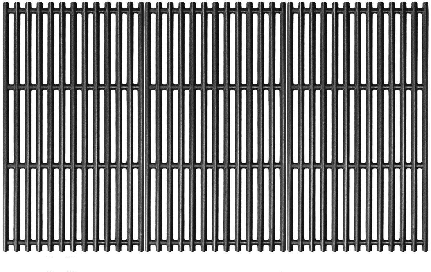 Grill Grates 3 Pcs for Walmart 555179228 Model, 17 x 28-1/2, Cast Iron Grill Replacement Parts - Intensery