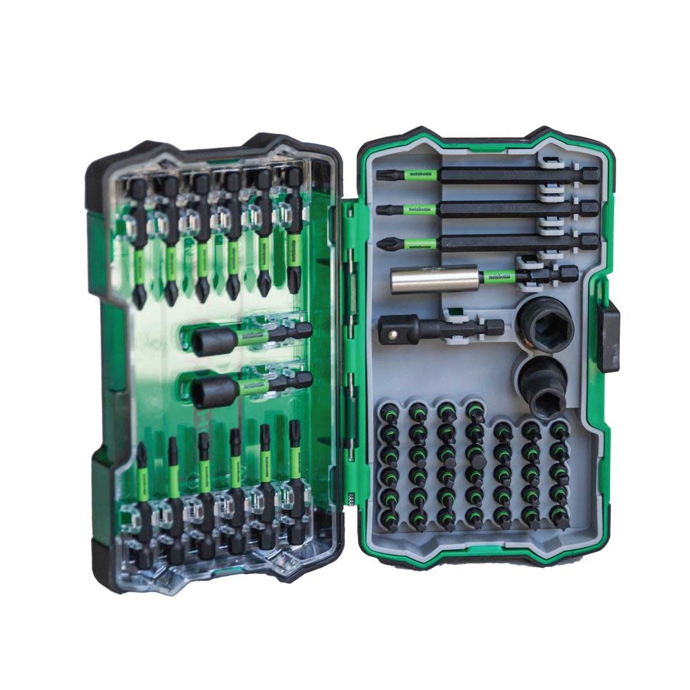 METABO HPT 1/4 Impact Bit and Socket Set 60pc - Intensery