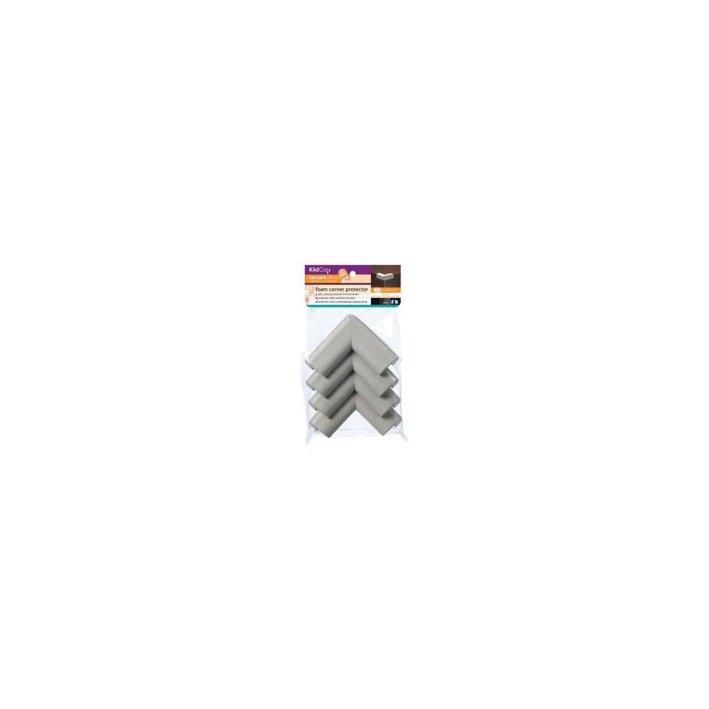 Kidco Foam Corner Protectors 4 pack Gray - S375 - Intensery