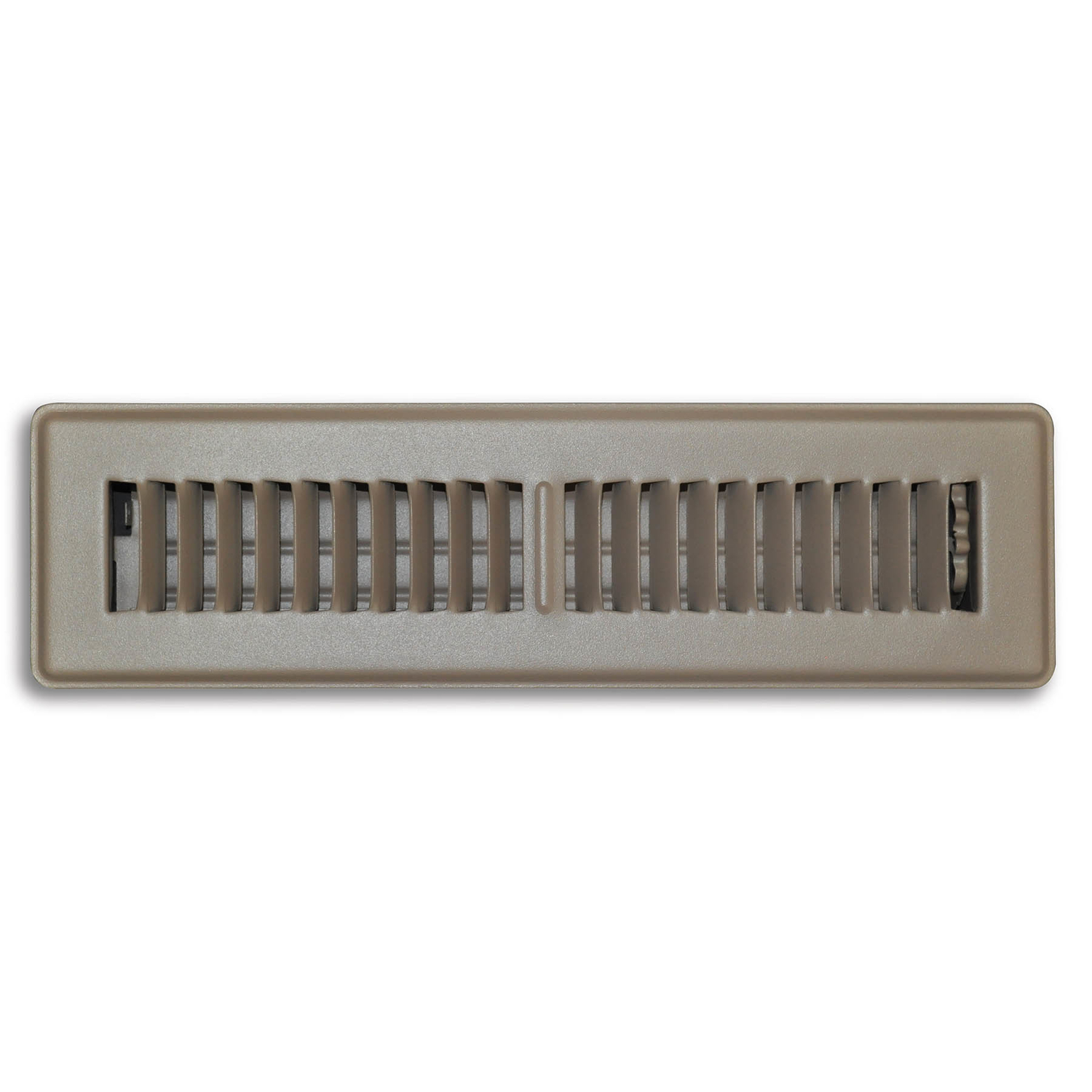 Tru Aire 2 in. H X 12 in. W 2-Way Powder Coat Brown Steel Floor Register - Intensery