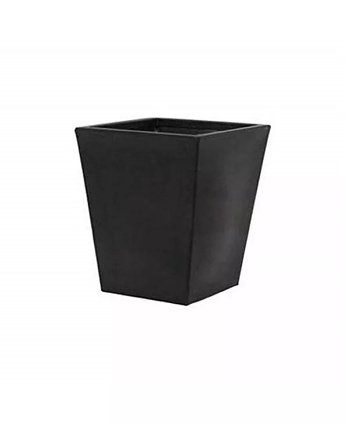 Tusco Products Cosmopolitan Collection Square Planter - Black - 18in - Intensery