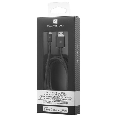 Platinum PT-MMCBT2 5' Micro USB Braided Black - Intensery