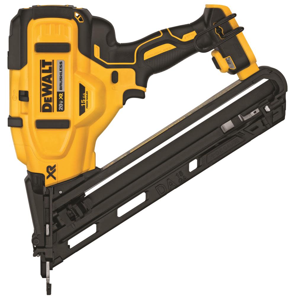 20V MAX* XR 15 GA Angled Finish NailerTool Only - Intensery