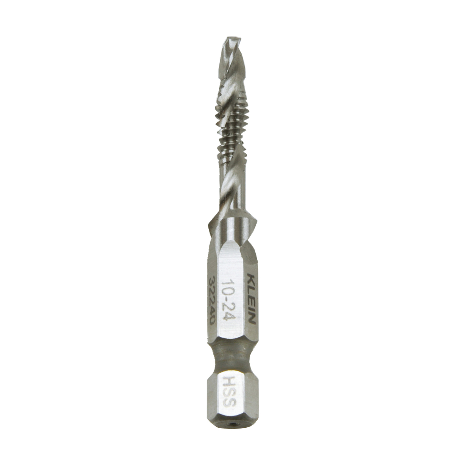 Klein Tools High Speed Steel Drill Tap 10-24 1 pc - Intensery