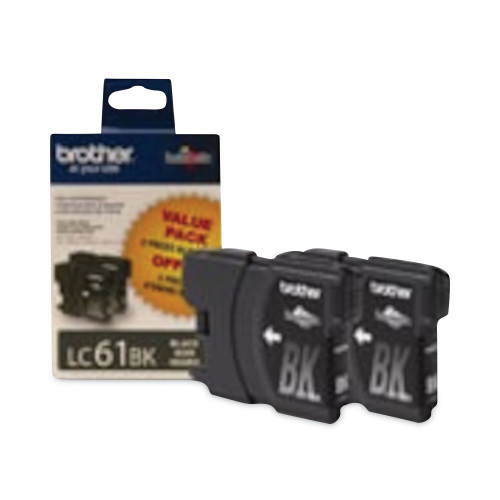 Brother LC612PKS Innobella Ink， 450 Page-Yield， Black， 2/Pack - Intensery