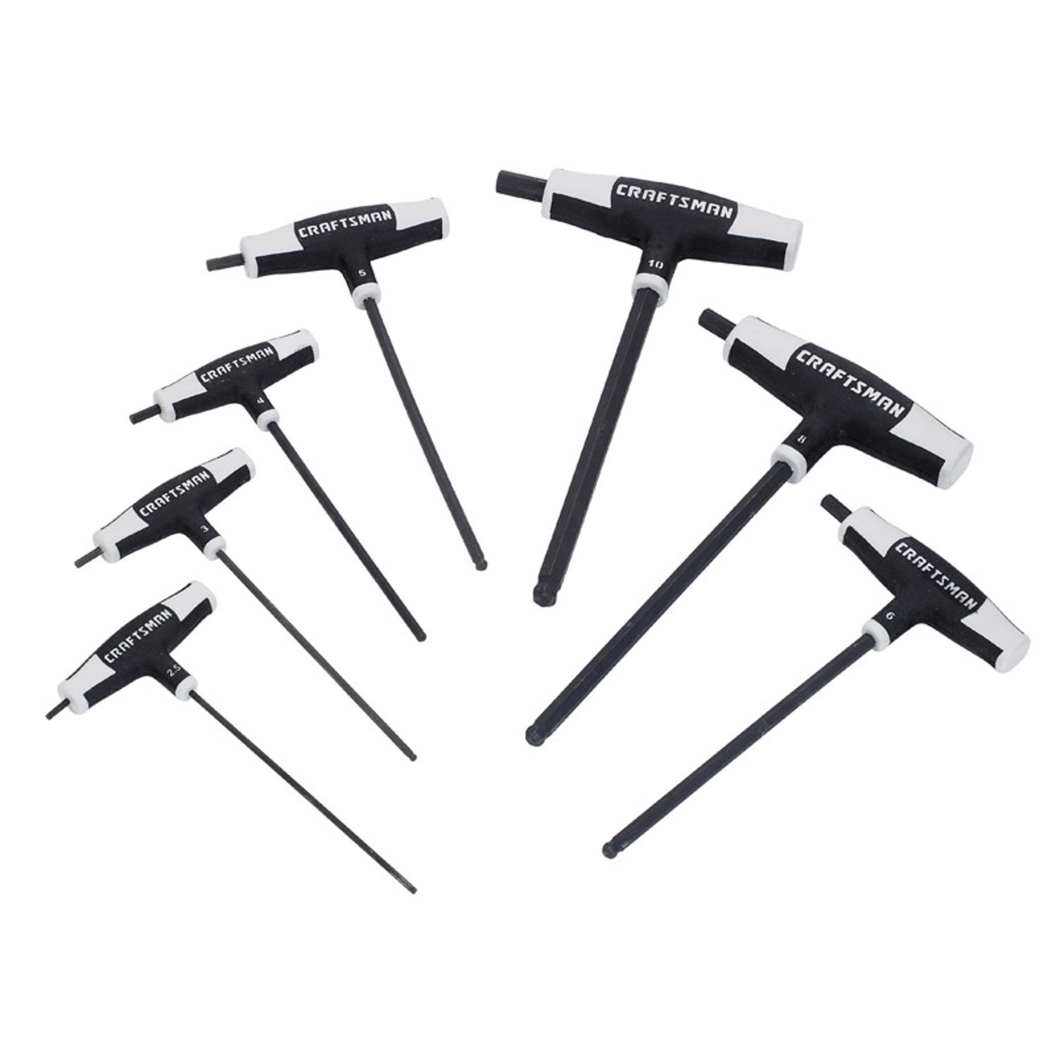 Craftsman Metric T-Handle Hex Key Set 7 pc - Intensery