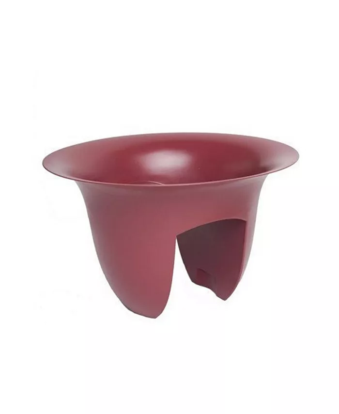 Bloem MR1812  Modica Deck Rail Planter， Union Red - 18 inches - Intensery
