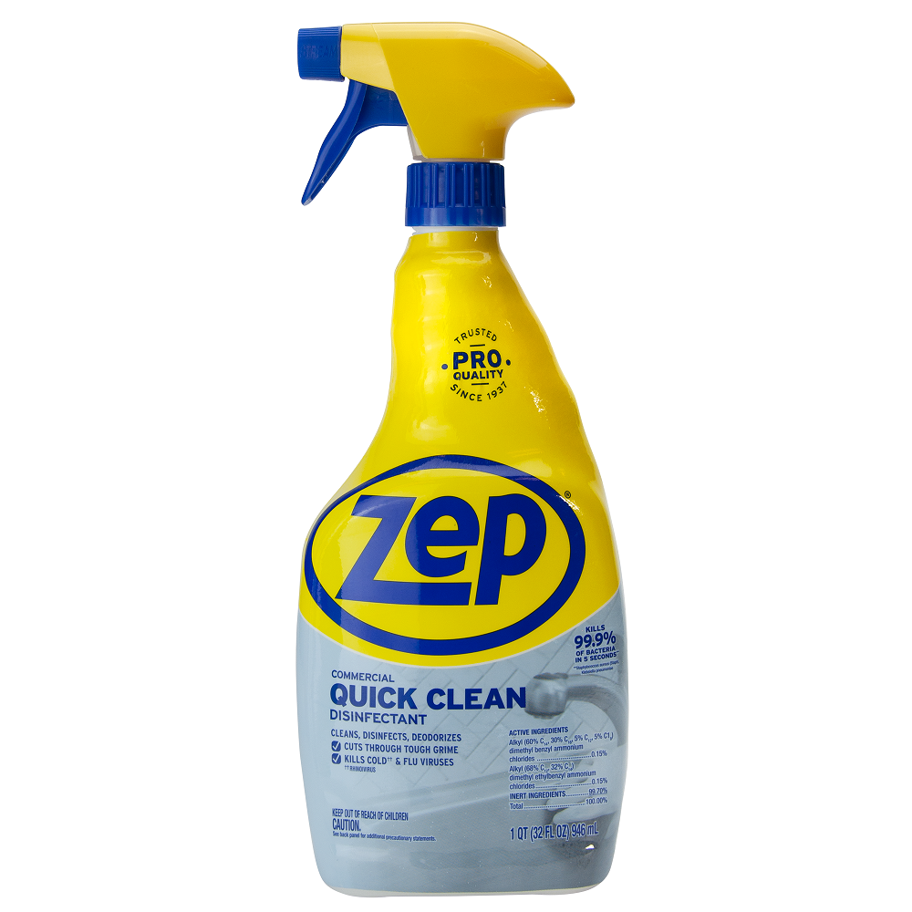 Zep 32 Oz Quick Clean Disinfectant - Intensery