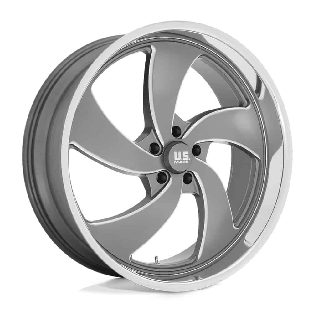 US Mag 1PC Wheels U133 22X8.5 5X5.0 ANTH-MILL-DCL 01MM - Intensery