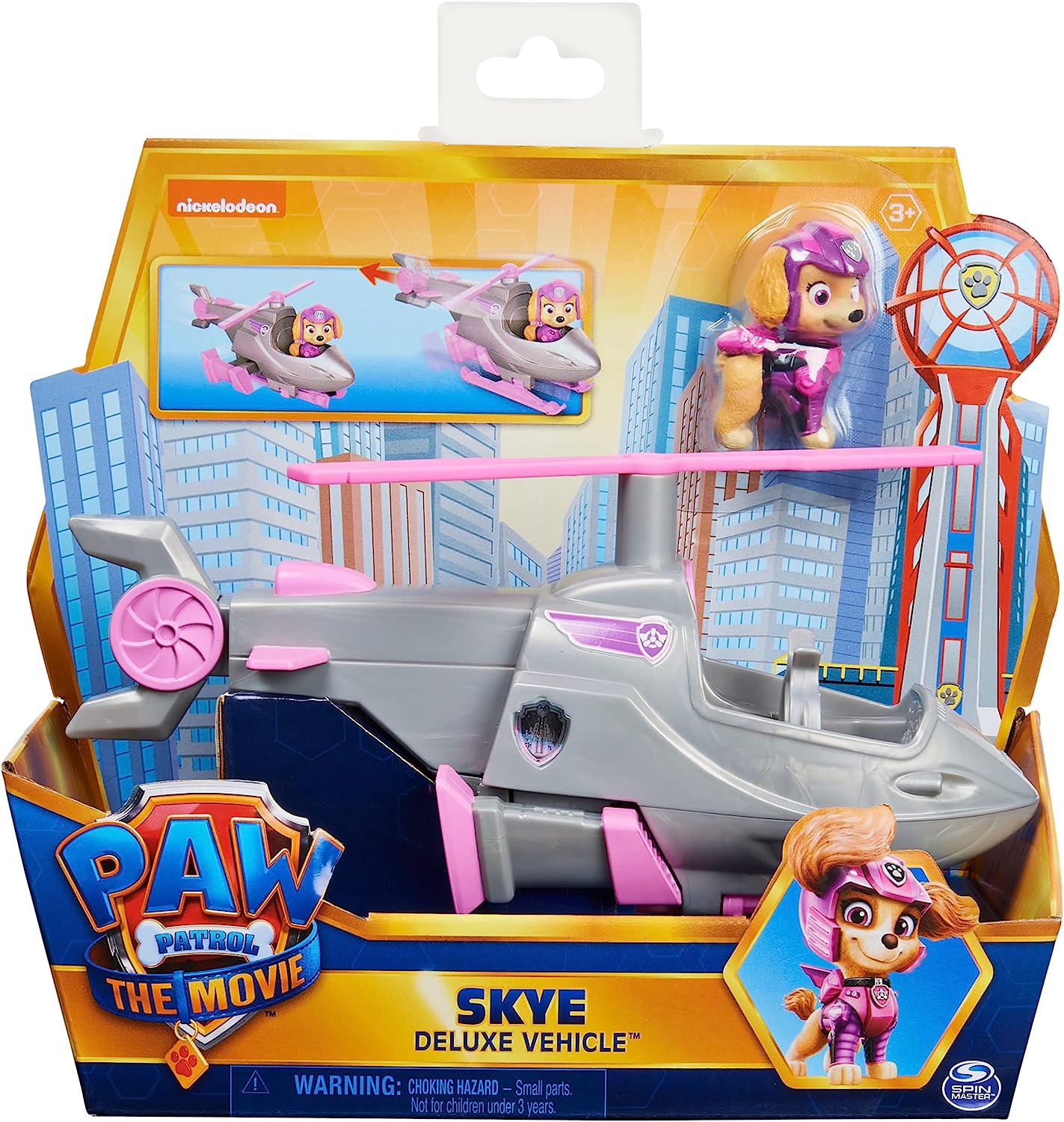 Paw Patrol The Movie, Skye Transforming Deluxe Helicopter - Intensery