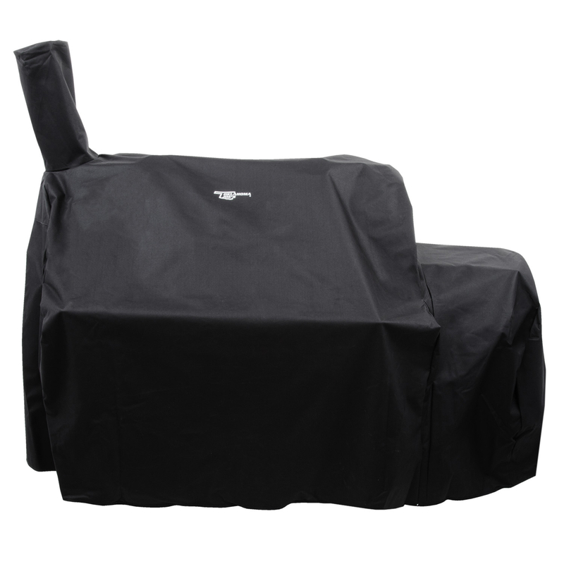 Oklahoma Joe\u0027s Black Grill Cover For Oklahoma Joes Highland Offset Smoker - Intensery
