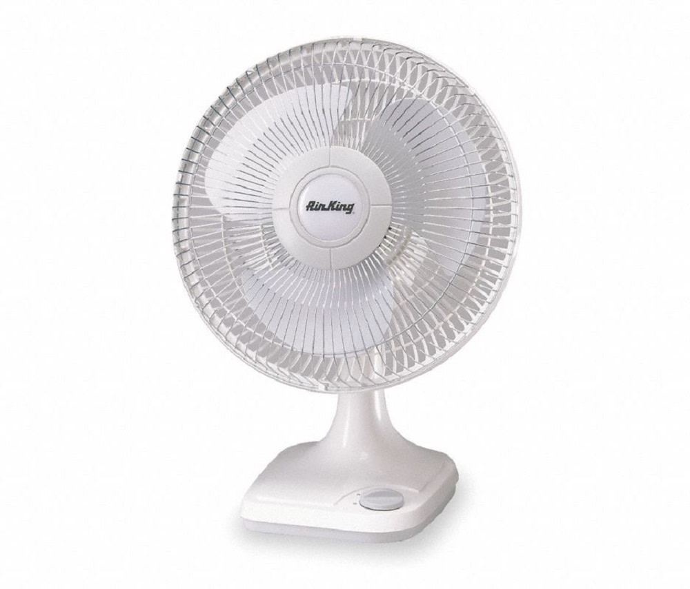 12 In. 1/50HP 3 Speed Commercial Grade Oscillating Table Fan - Intensery