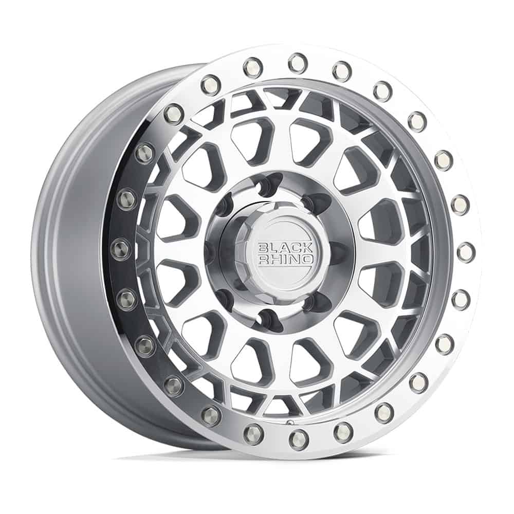 Black Rhino Wheels BRPRM 17X8.5 8X6.5 SLVR-MIR -38MM - Intensery