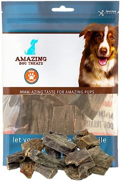 Amazing Dog Treats Crunchy Beef Liver Dog Treats， 8-oz bag - Intensery