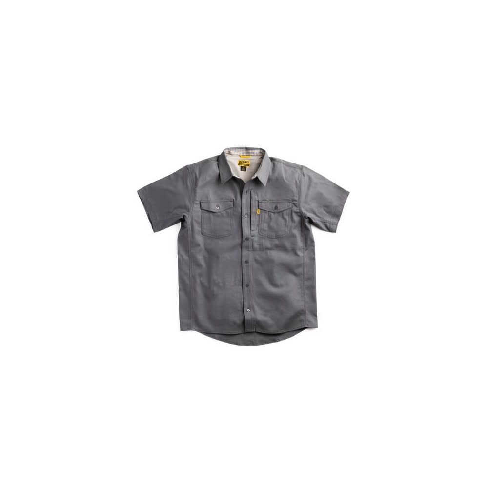DEWALT Austin Prostretch Work Shirt Gunmetal XL - Intensery