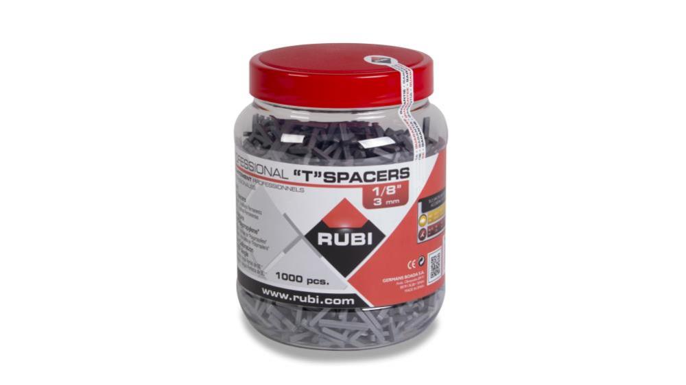T Spacers 1/8 In. (Jar-1000 pcs.) - Intensery