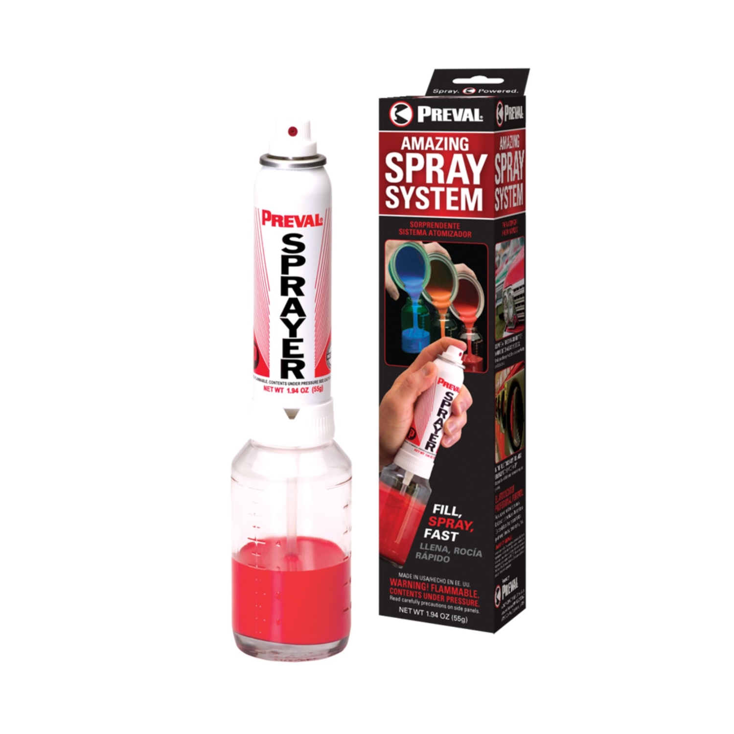 Preval 60 psi Aluminum Paint Sprayer System - Intensery
