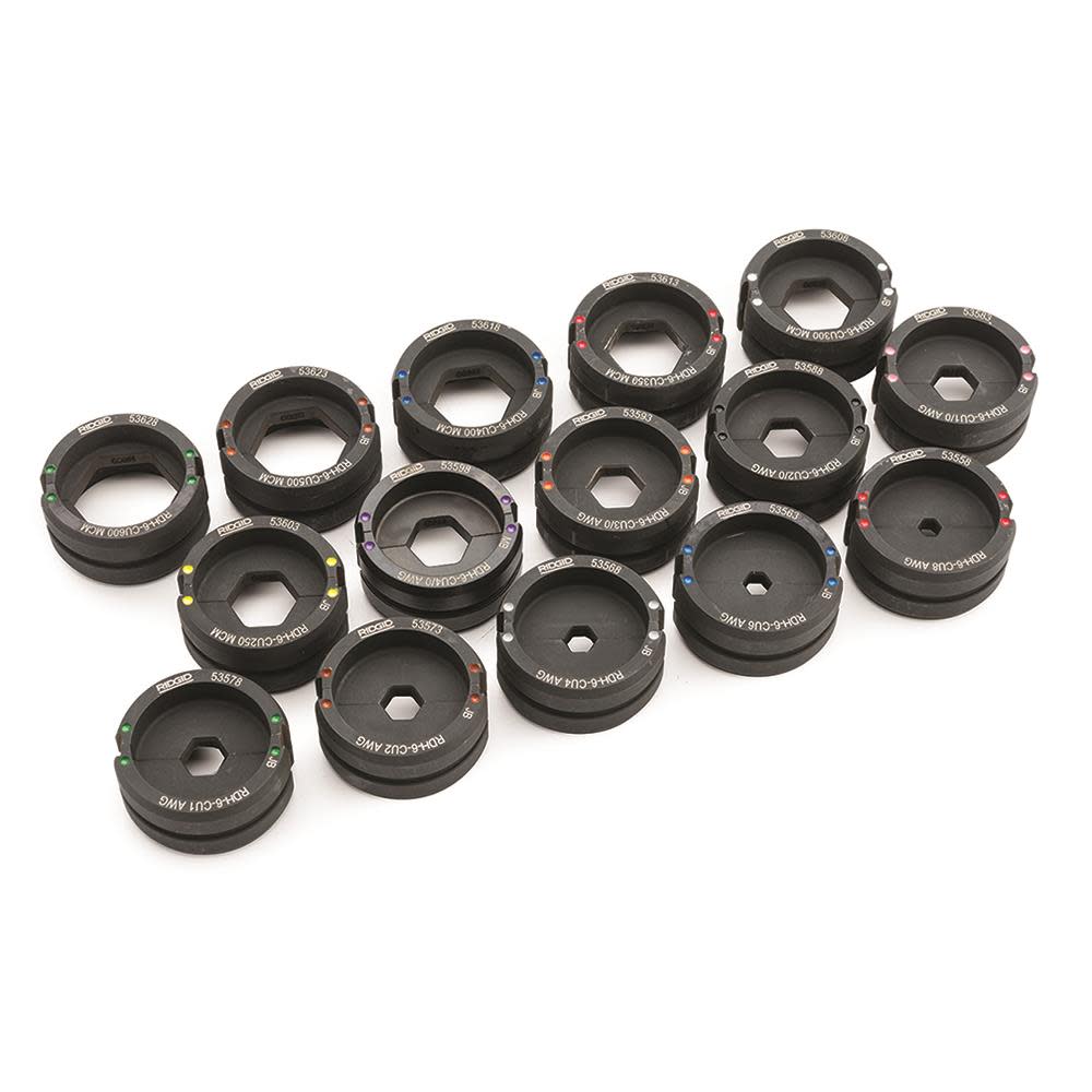 Ridgid 6 Ton Copper Round Die Set 53548 from Ridgid - Intensery
