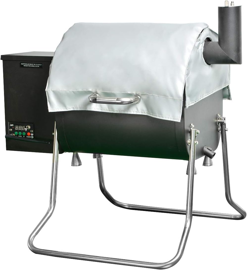 Insulation Blanket for Green Mountain Grill Davy Crockett Wood Pellet Smoker Grills - Intensery