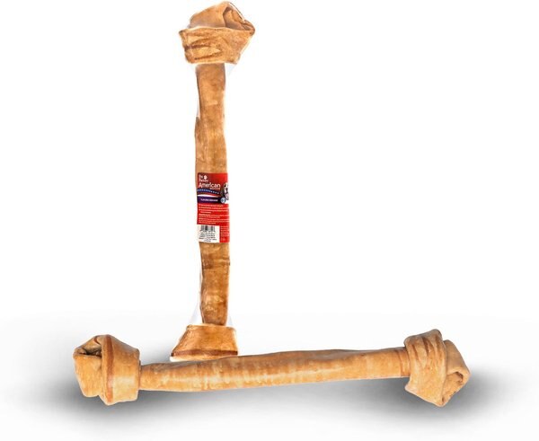 Pet Factory Beefhide 21-inch Chicken Flavored Dog Bones， 1 count - Intensery