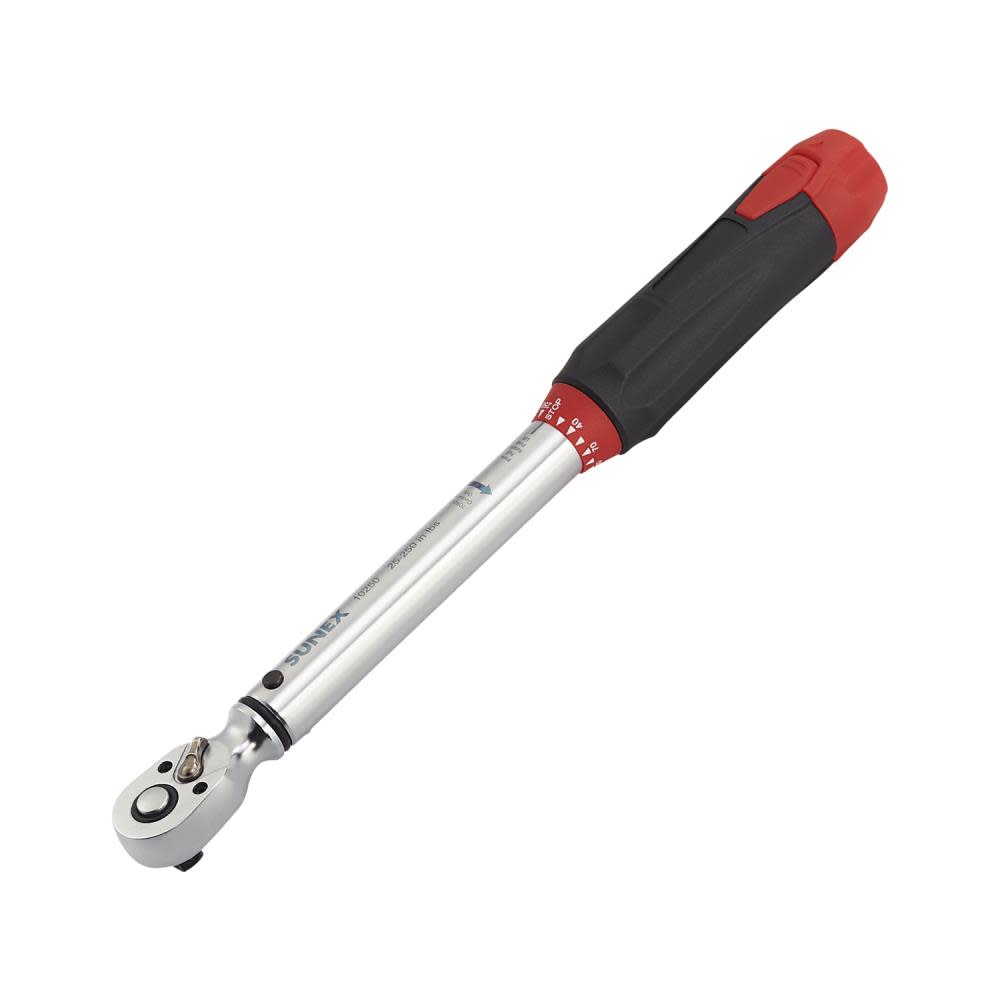 Sunex Indexing Torque Wrench 1/4 Drive - Intensery