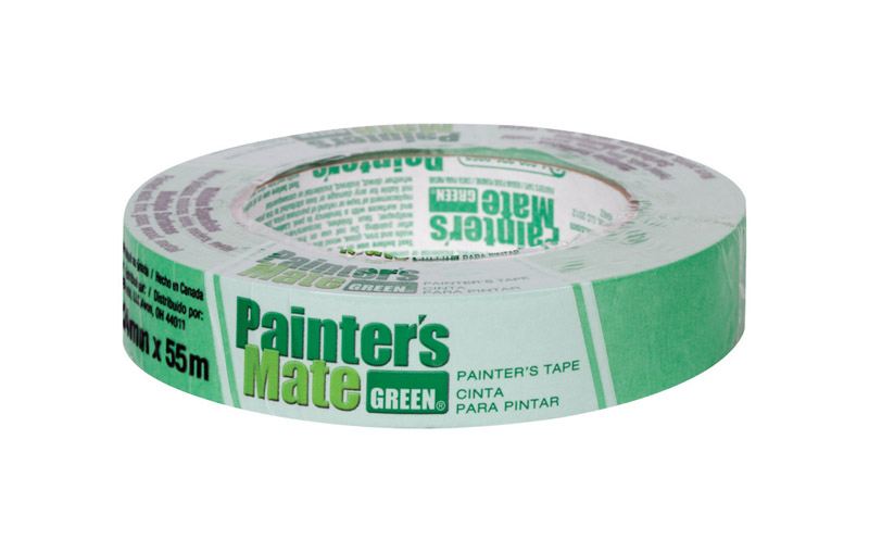 Painter\u0027s Mate 0.94 in. W X 60 yd L Green Medium Strength Masking Tape 1 pk - Intensery
