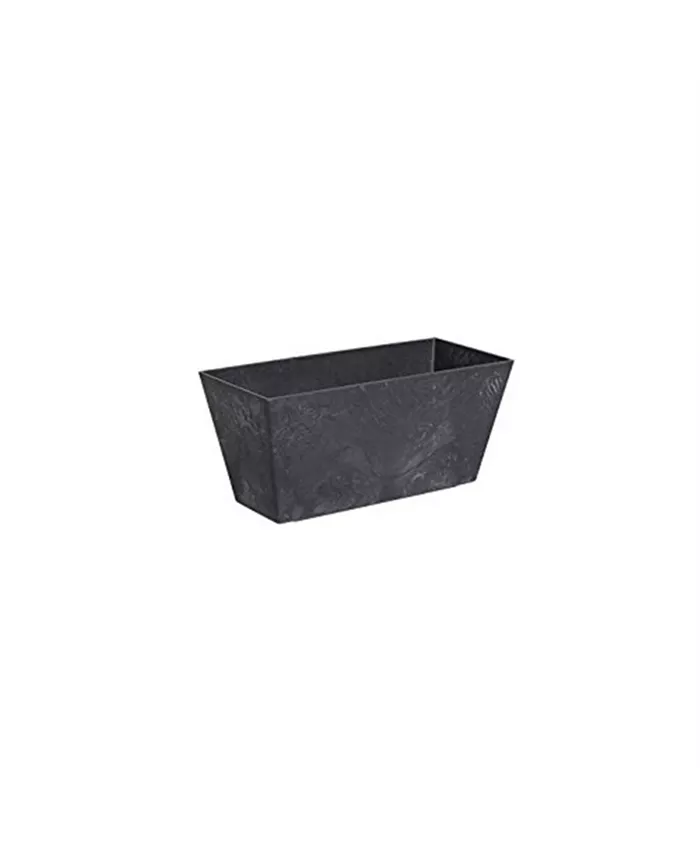 Novelty Black ArtStone Ella Flower Box - 14.5 Inch - Intensery