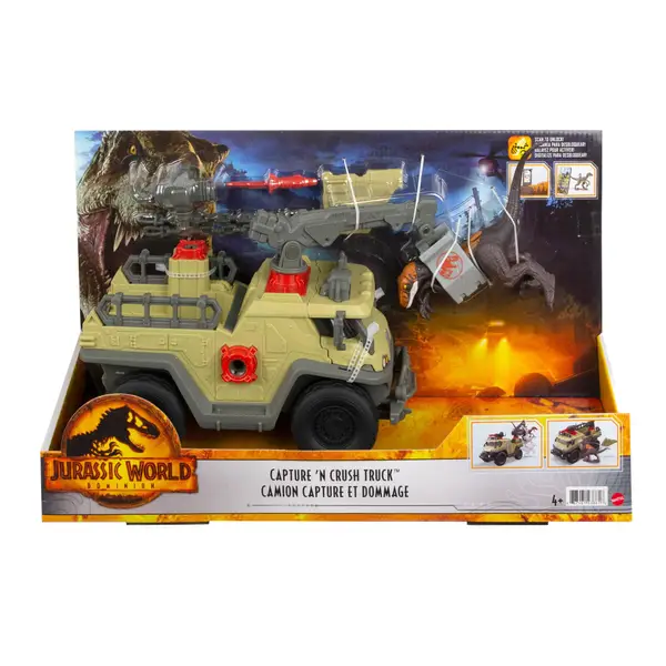 Jurassic World 3 Capture 'N Crush Truck - Intensery