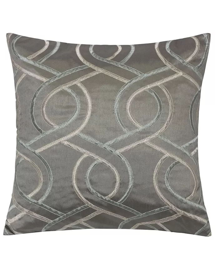 Homey Cozy Zion Embroidery Square Decorative Throw Pillow - Intensery