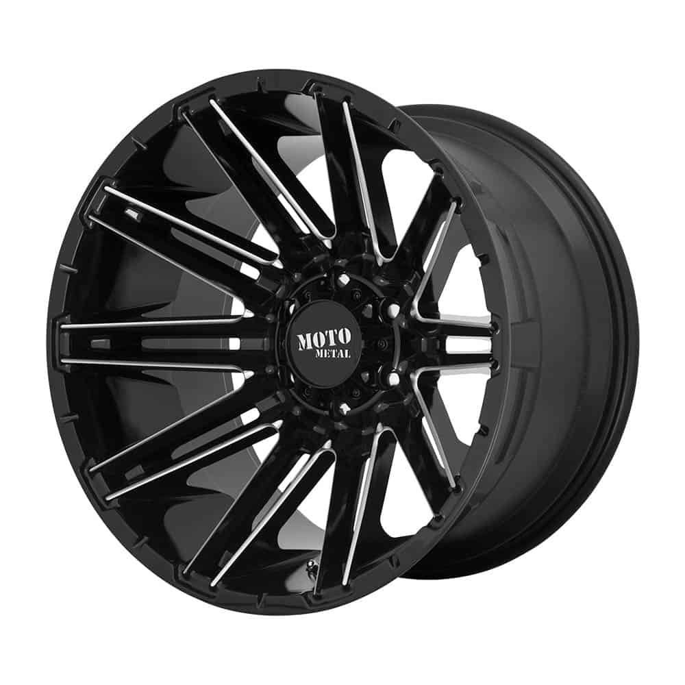 Moto Metal MO998 KRAKEN MO998 20X12 5X5.0 G-BLK MILL -44MM - Intensery