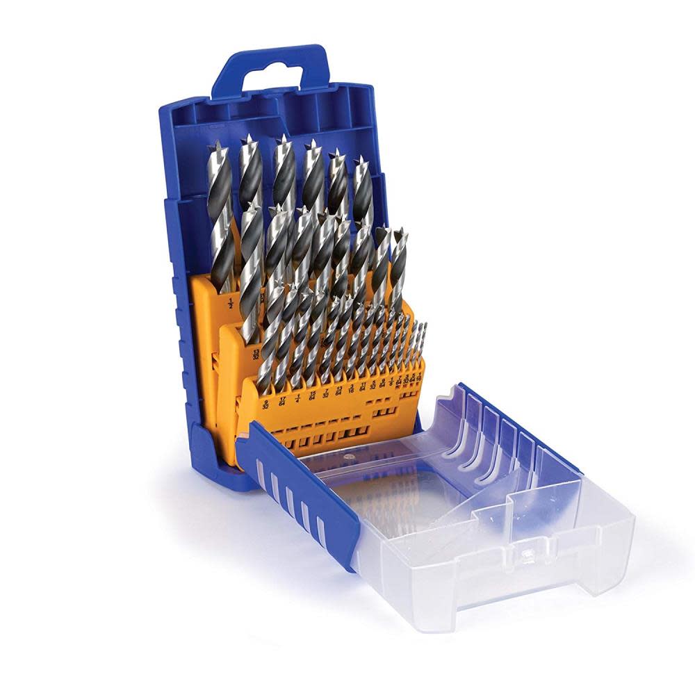 Chrome Vanadium Wood Twist Drill 29-Piece Set - Intensery