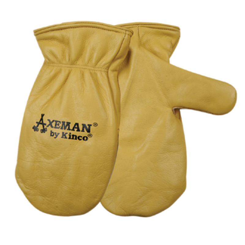 Kinco Axeman Men\u0027s Outdoor Work Gloves Mittens Gold L 1 pair - Intensery