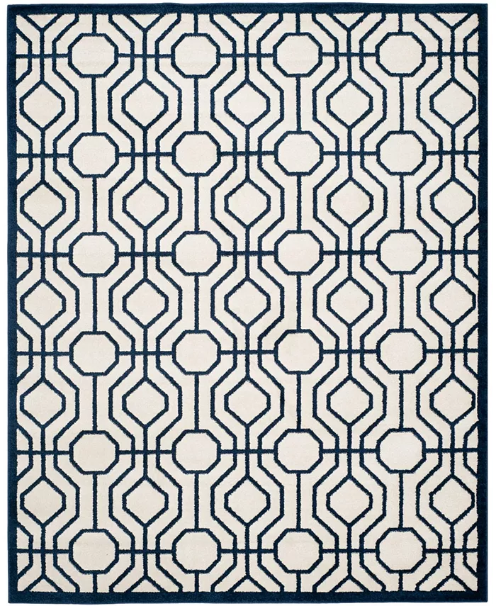 Safavieh Amherst 416 Ivory and Navy Area Rug Collection - Intensery