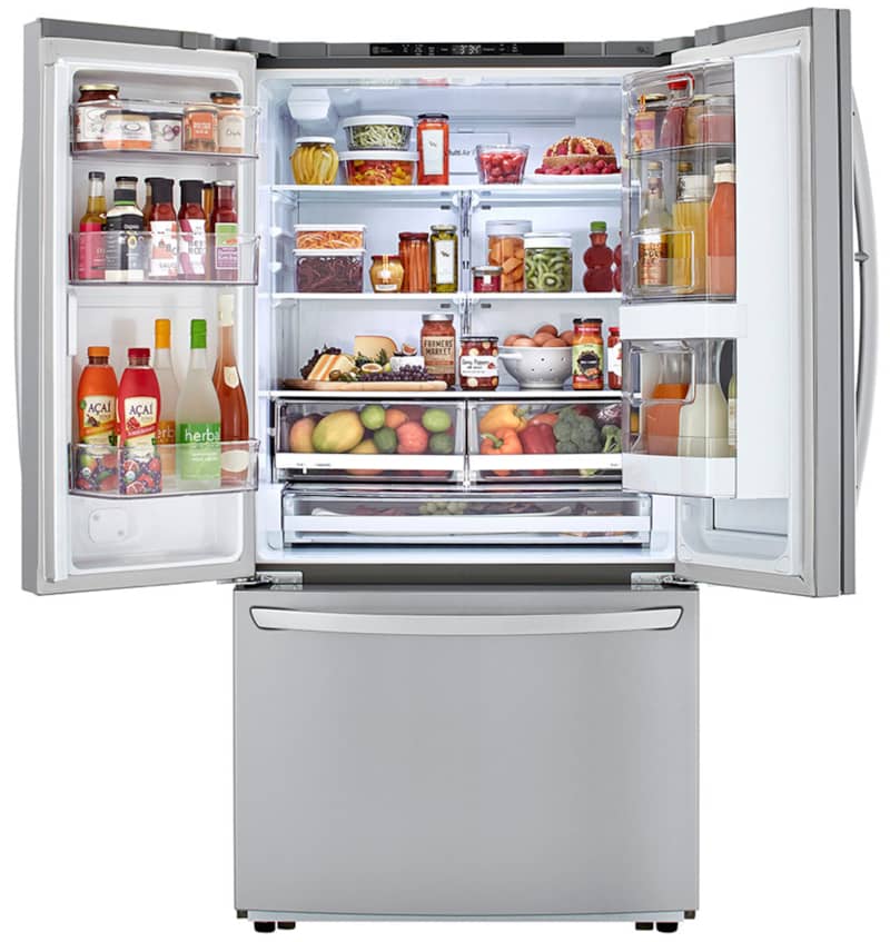 LG 23 Cu. Ft. PrintProof Stainless Steel InstaView Door-In-Door Counter-Depth Refrigerator - Intensery