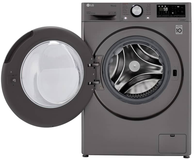 LG 2.4 Cu. Ft. Graphite Steel Compact Front Load Washer and Dryer Combo - Intensery