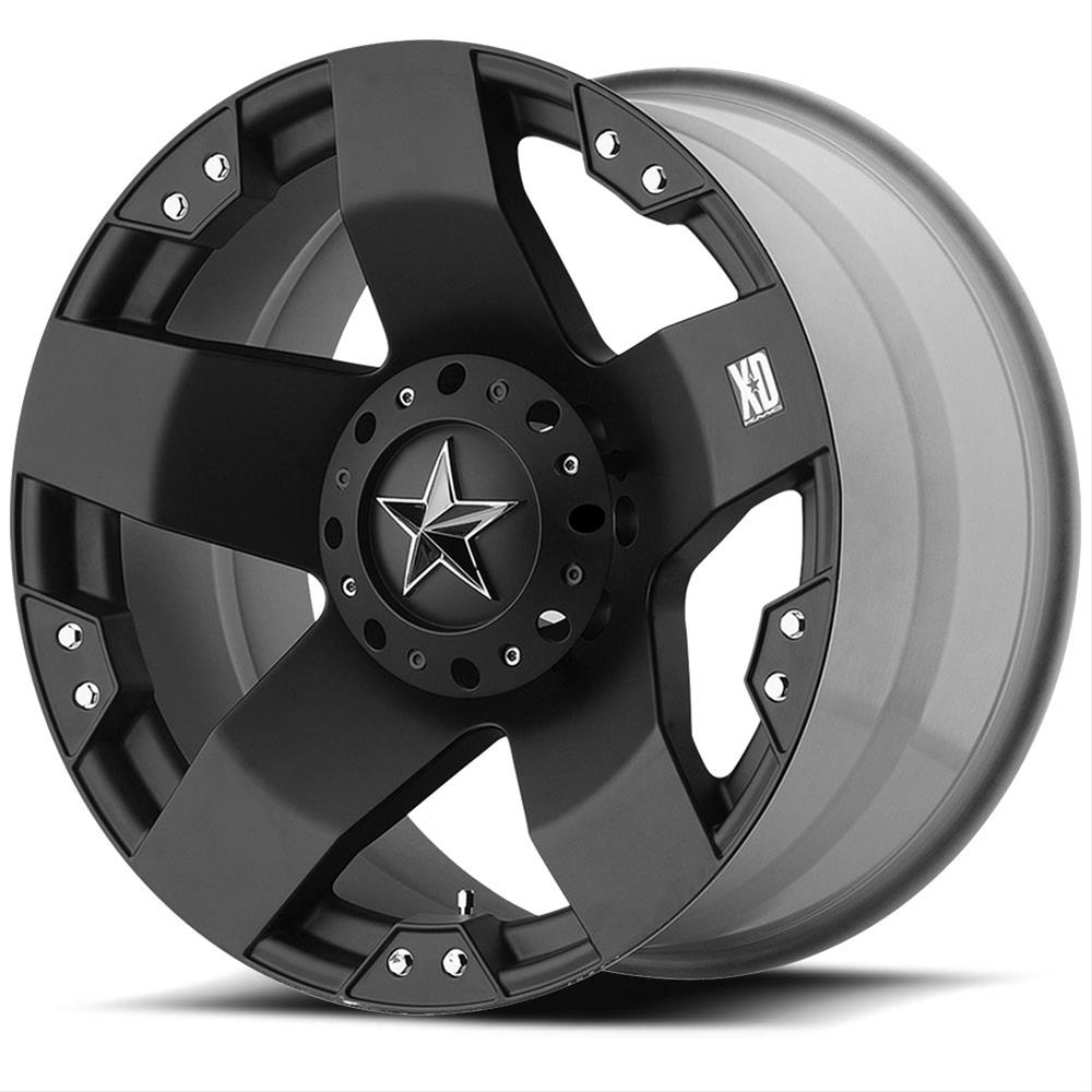 KMC XD77578004310 KMC XD775 Rockstar Matte Black Wheels - Intensery