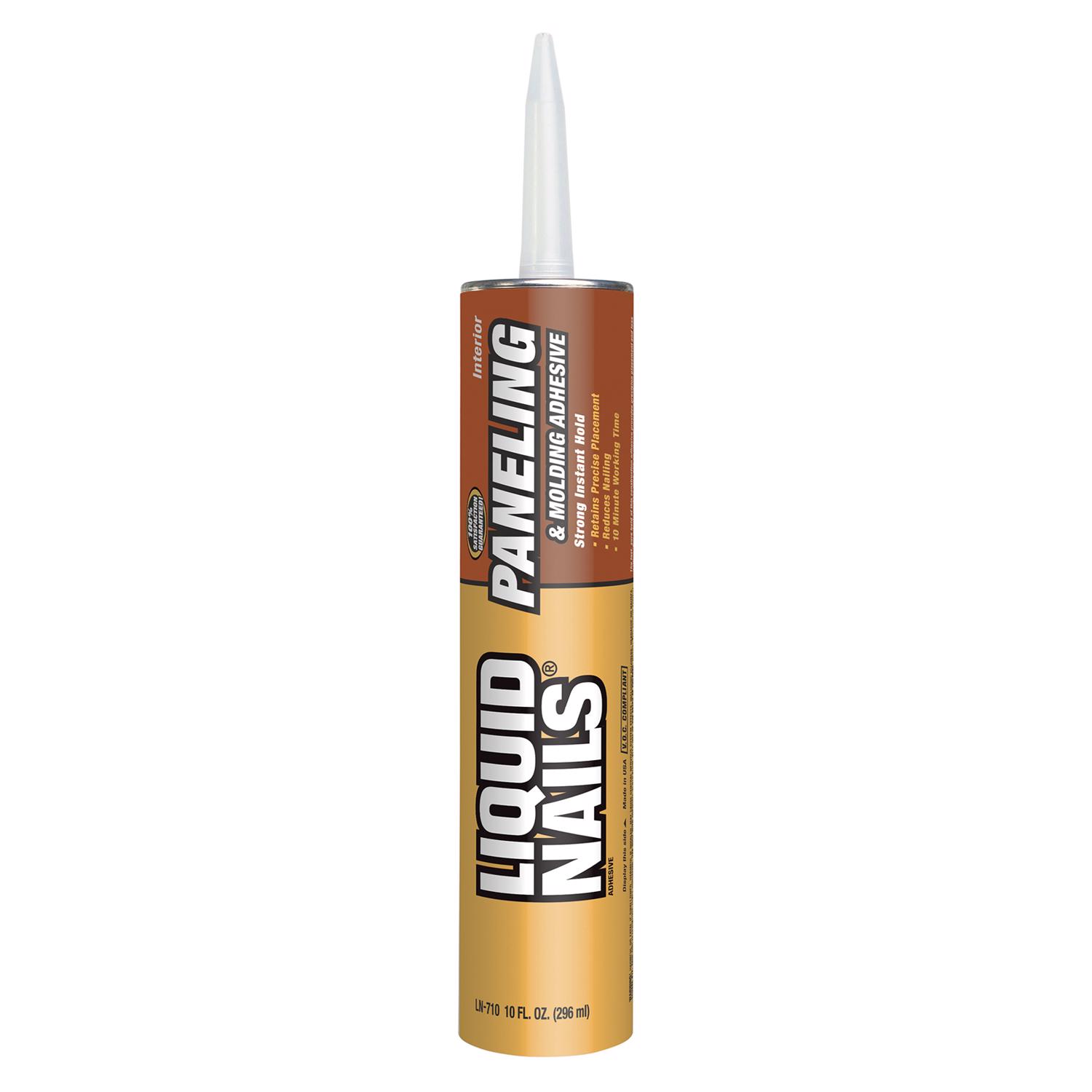 Liquid Nails Paneling \u0026 Molding High Strength Latex Adhesive 10 oz - Intensery