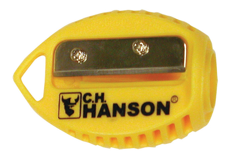 C.H. Hanson VersaSharp 2.3 in. L Carpenter Pencil Sharpener Yellow 1 pc - Intensery