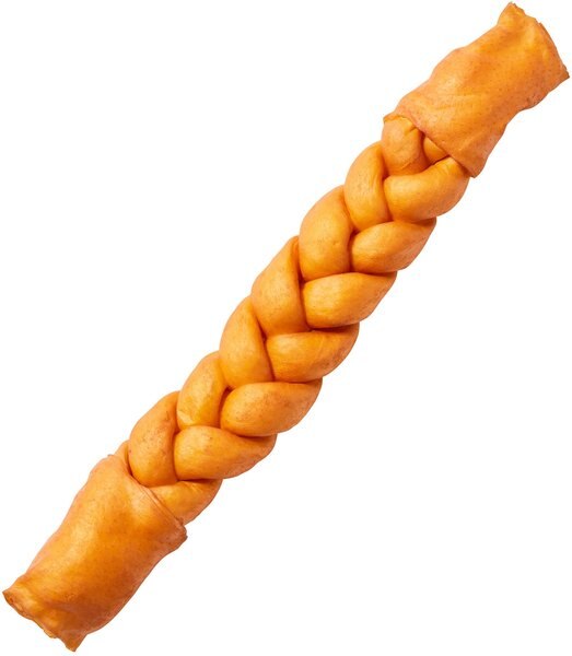 Premium Pork Chomps Roasted Braid Dog Treat - Intensery