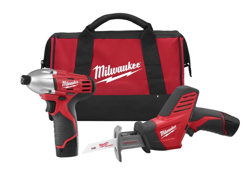 Milwaukee M12 Cordless Lithium-Ion 2-Tool Combo Kit 2491-22 from Milwaukee - Intensery